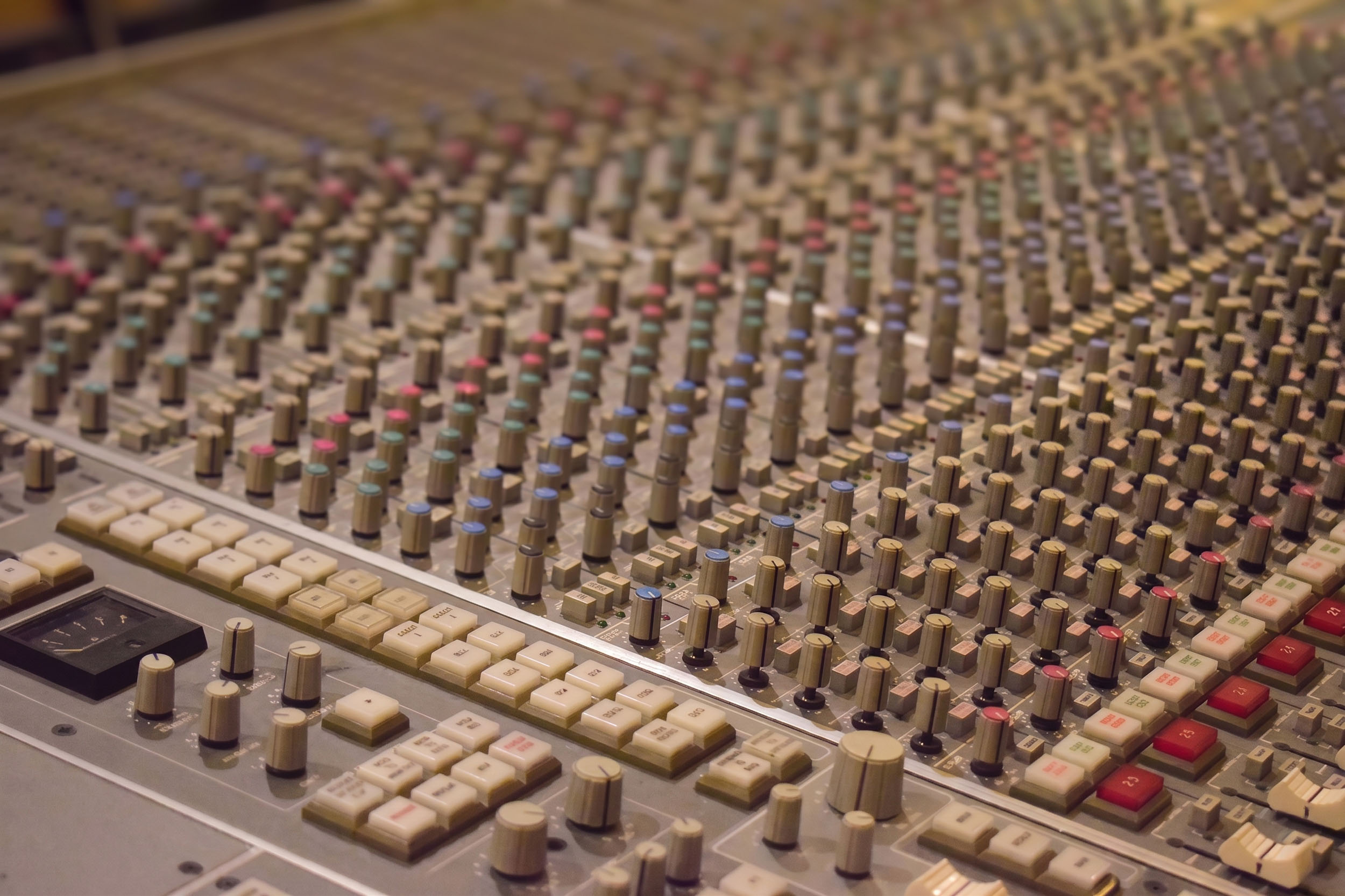 48-channel console at Buffalo Studio Sheffield